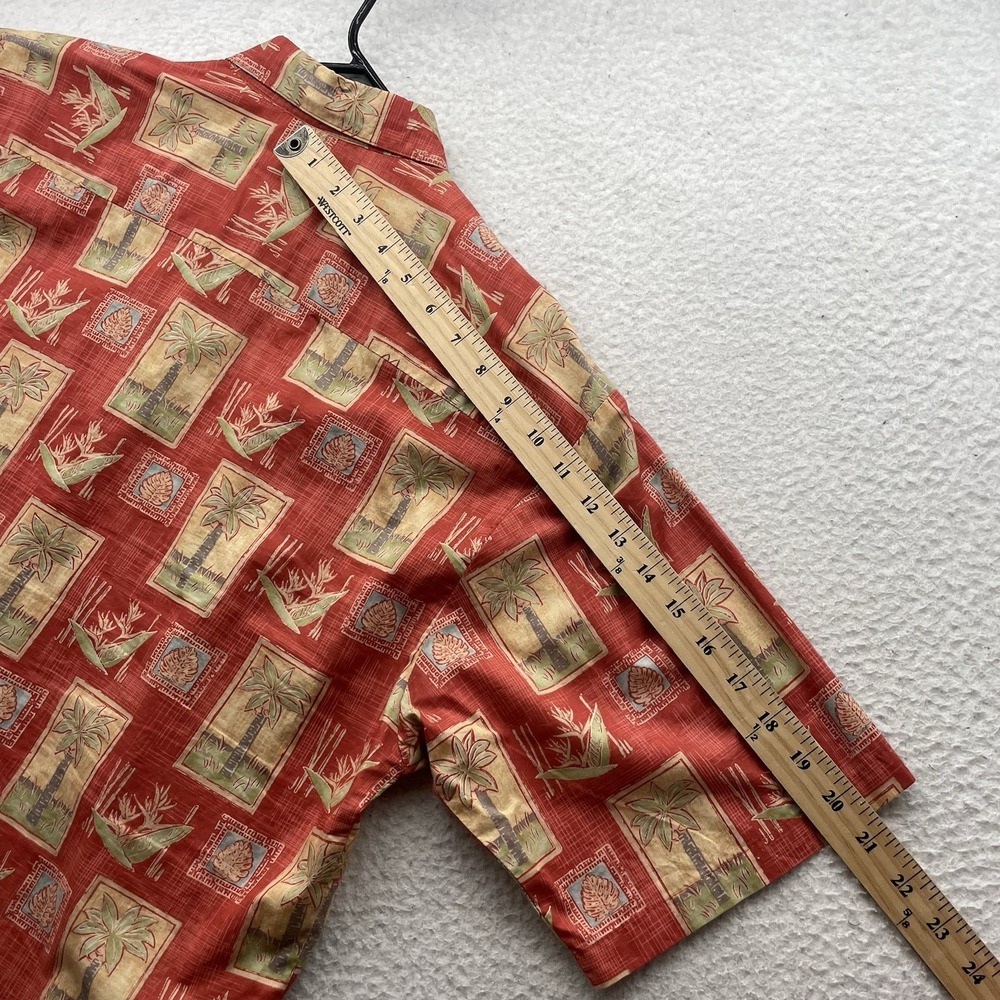 VTG Tori Richard Hawaiian Camp Shirt Mens Medium M Cotton Lawn Tropical AOP USA - Picture 6 of 8